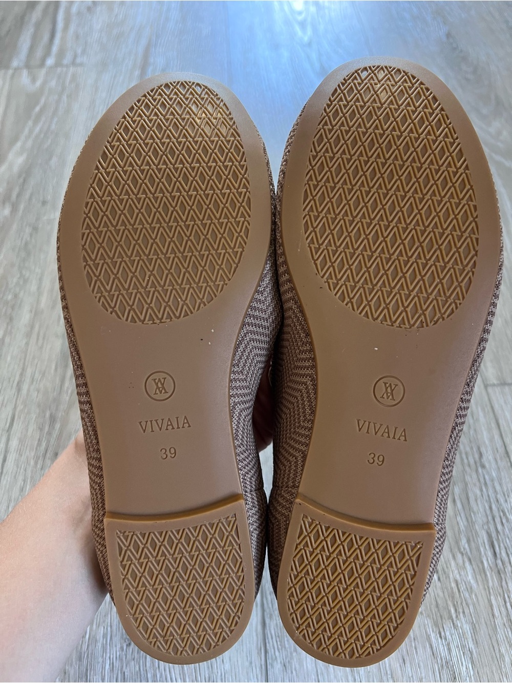 Vivaia Round-Toe Flats (Claire) in Espresso Brown - Picture 15 of 16